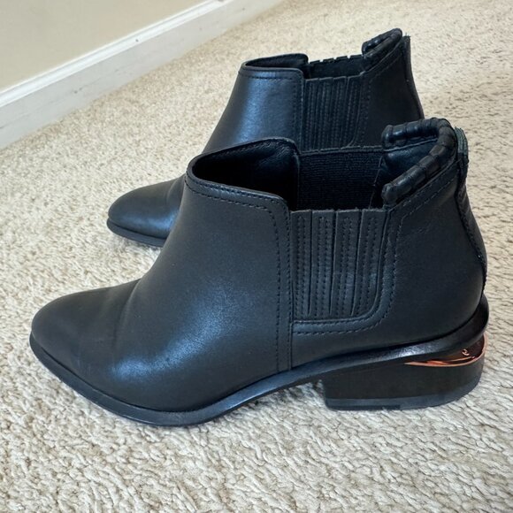 Alexander wang Kori ankle chelsea booties black / rose gold - Picture 5 of 8